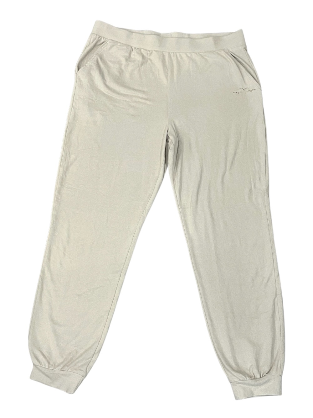Lazypants Hacci Knit Joggers in Vanilla Size XL